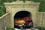 Monroe Models 113 HO Double Tunnel Portal Random Stone