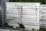 Monroe Models 114 HO Retaining Wall Pkg 2 Grooved Concrete