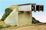 Monroe Models 138 HO Bridge Abutement Wide 2/