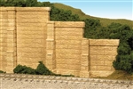 Monroe Models 166 HO Stone Wing Walls 1 Pair