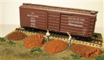 Monroe Models 2107 HO Railroad Tie Plate Piles