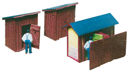 Monroe Models 2213 HO The Privies Kit Pkg 4