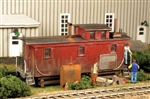 Monroe Models 2220 HO Yard Office Caboose Laser-Cut Wood Kit