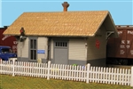 Monroe Models 2307 HO Straight Picket Fence Kit 170' Scale