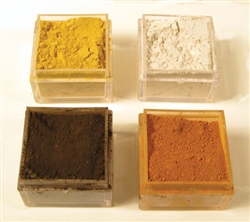 Monroe Models 2903 Weathering Powder Mini Starter Set Desert Sand Dirty White Dark Earth New Fresh Rust