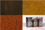 Monroe Models 2914 HO Dirt & Rust Weathering Powder Set 1 Each: Delta Dirt Dry Mud Medium Rust
