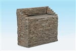 Monroe Models 718 HO Bridge Abutement Split Stone