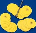 Mascot 1025 Sanding Discs 7/8" Diameter w/Mandrel