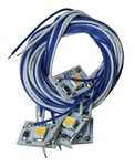 MRC 25302 HO LED w/10" 25.4cm Wire Leads 4-Pack Light Genie Pearl White