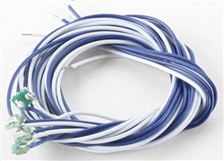MRC 25323 HO Mini LED w/10" Wire Leads 4-Pack Light Genie Green