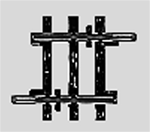Marklin 2204 HO K-Track Straight 7/8"