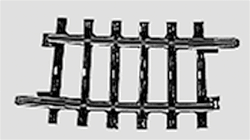 Marklin 2224 HO K Track 14-13/16" 7 Degree 30' Radius Curve