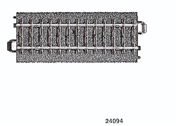 Marklin 24094 HO 3-Rail C Track Straight 3-3/4"