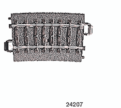 Marklin 24207 HO C-Track Curved 7-Degree 17-1/4"