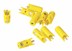 Marklin 71412 New Style Plugs Pkg 10 Yellow
