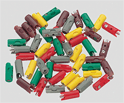Marklin 71414 New Style Plugs Pkg 10 Orange
