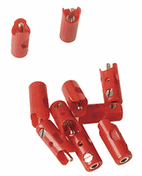 Marklin 71415 New Style Plugs Pkg 10 Red