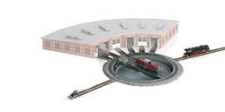 Marklin 89983 Z Turntable w/8 Spoke Tracks Power Pack & Controller Assembled