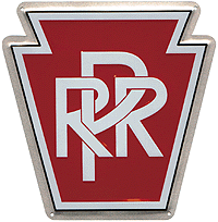 Microscale 10001 Embossed Die-Cut Metal Sign Pennsylvania Railroad