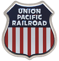 Microscale 10002 Embossed Die-Cut Metal Sign Union Pacific