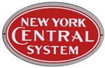 Microscale 10006 Embossed Die-Cut Metal Sign New York Central