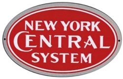 Microscale 10006 Embossed Die-Cut Metal Sign New York Central