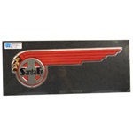 Microscale 10502 Embossed Die-Cut Metal Sign Santa Fe Indian Head
