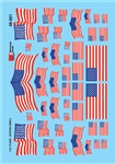 Microscale 48561 O American Flags 1960+ 50 Star