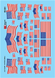 Microscale 48561 O American Flags 1960+ 50 Star