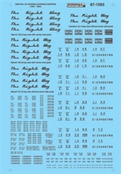 Microscale 601093 N Central of Georgia Covered Hoppers 1940-1963