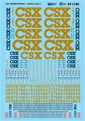 Microscale 601180 N CSX CSX Transportation Diesels 2002+