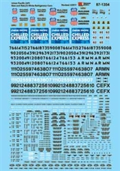 Microscale 601354 N Railroad Decal Set Union Pacific/ARMN 57' & Trincool Reefers