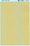 Microscale 6116 Parallel Stripes 1/16" Wide Yellow
