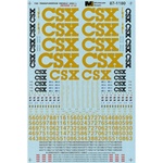 Microscale 871180 HO CSX Transportation CSX Diesels w/Dark CSX 2002+ See #871321 for Light