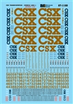 Microscale 871321 HO CSX Diesels Light CSX 2002+ See #871180 for Dark