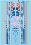Microscale 871518 HO Railroad Decal Union Pacific ES44AC Pink Ribbon Breast Cancer Awareness & 5000th GEVO