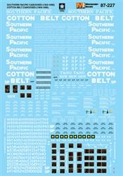 Microscale 87227 HO Southern Pacific SP Cabooses 1925-96