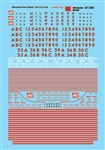Microscale 87389 HO Milwaukee Road MILW EMD E9A & B Unit Diesels w/UP style Lettering 1960-70