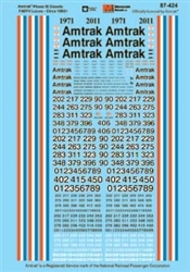 Microscale 87424 HO Amtrak F40PH Diesels Phase III 1980+