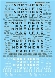 Microscale 87837 HO Northern Pacific NP Pullman-Standard 3-Bay & ACF 2- & 3-Bay Covered Hoppers 1964-70