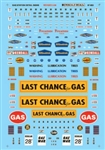 Microscale 87853 HO Gas Station Sign Sets Detail Signs