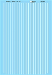 Microscale 91101 HO HO-Scale Stripes 3 & 4-3/4" Wide White