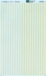 Microscale 91106 HO HO-Scale Stripes 3 & 4-3/4" Wide Yellow