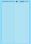 Microscale 91131 HO HO Scale Wide Stripes 4 & 6" White