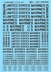 Microscale 1/48 U.S. Marines 3,6,9,12 in