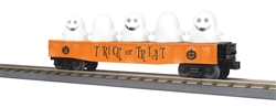 MTH 30-72267 O Halloween Gondola Ghosts Orange
