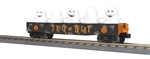 MTH 30-72268 O Halloween Gondola Ghosts Black