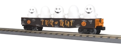 MTH 30-72268 O Halloween Gondola Ghosts Black