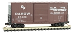 Micro Trains 101 00 031 N 40 Foot Hi-Cube Boxcar Rio Grande #67428
