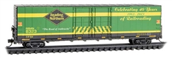 Micro Trains 102 00 223 N 60' Excess-Height Double-Plug-Door Boxcar Reading & Northern #8323 40th Anniversary Commemorative
